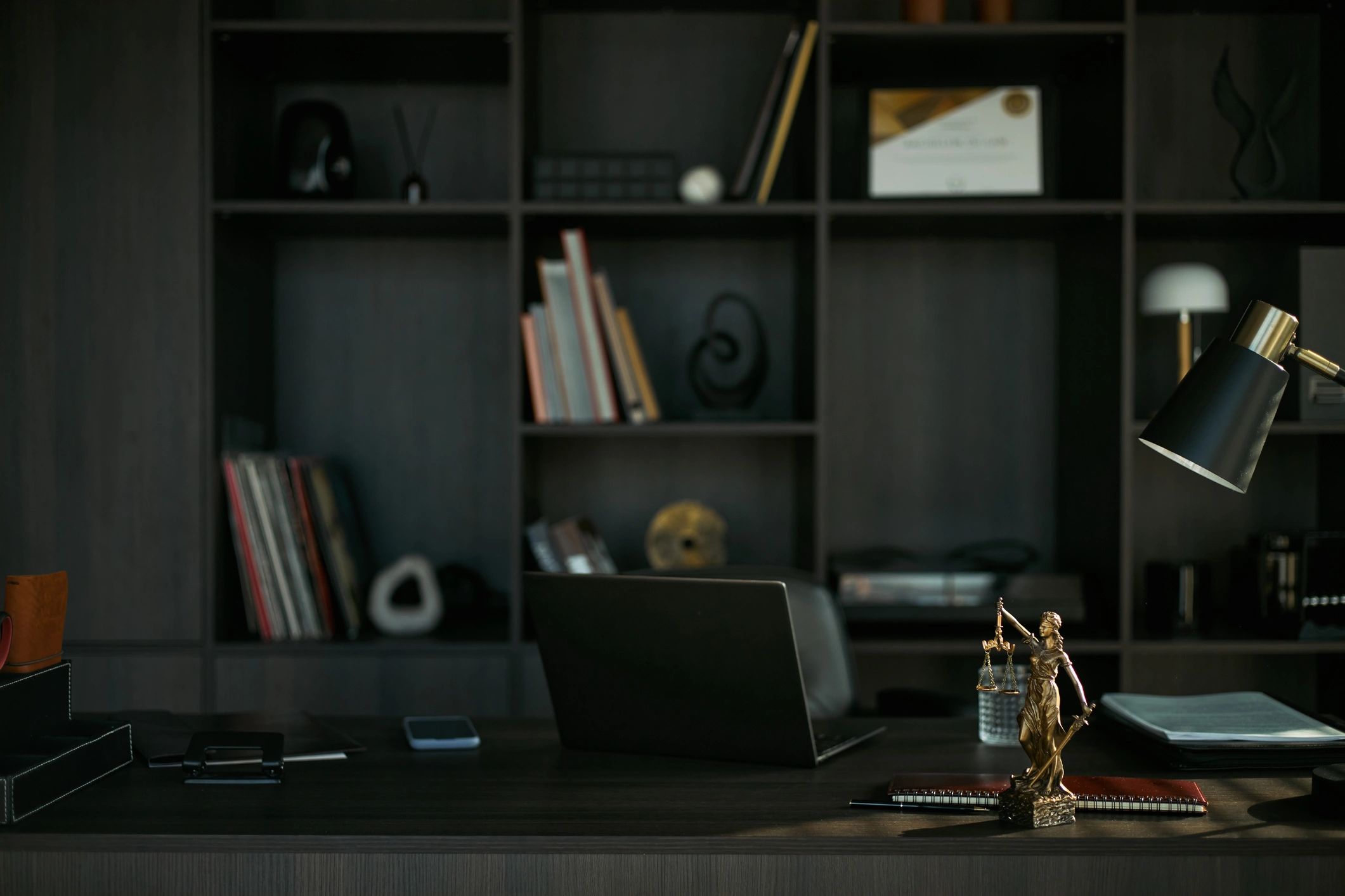 Professional law office workspace representing Silk Law's advisory practice