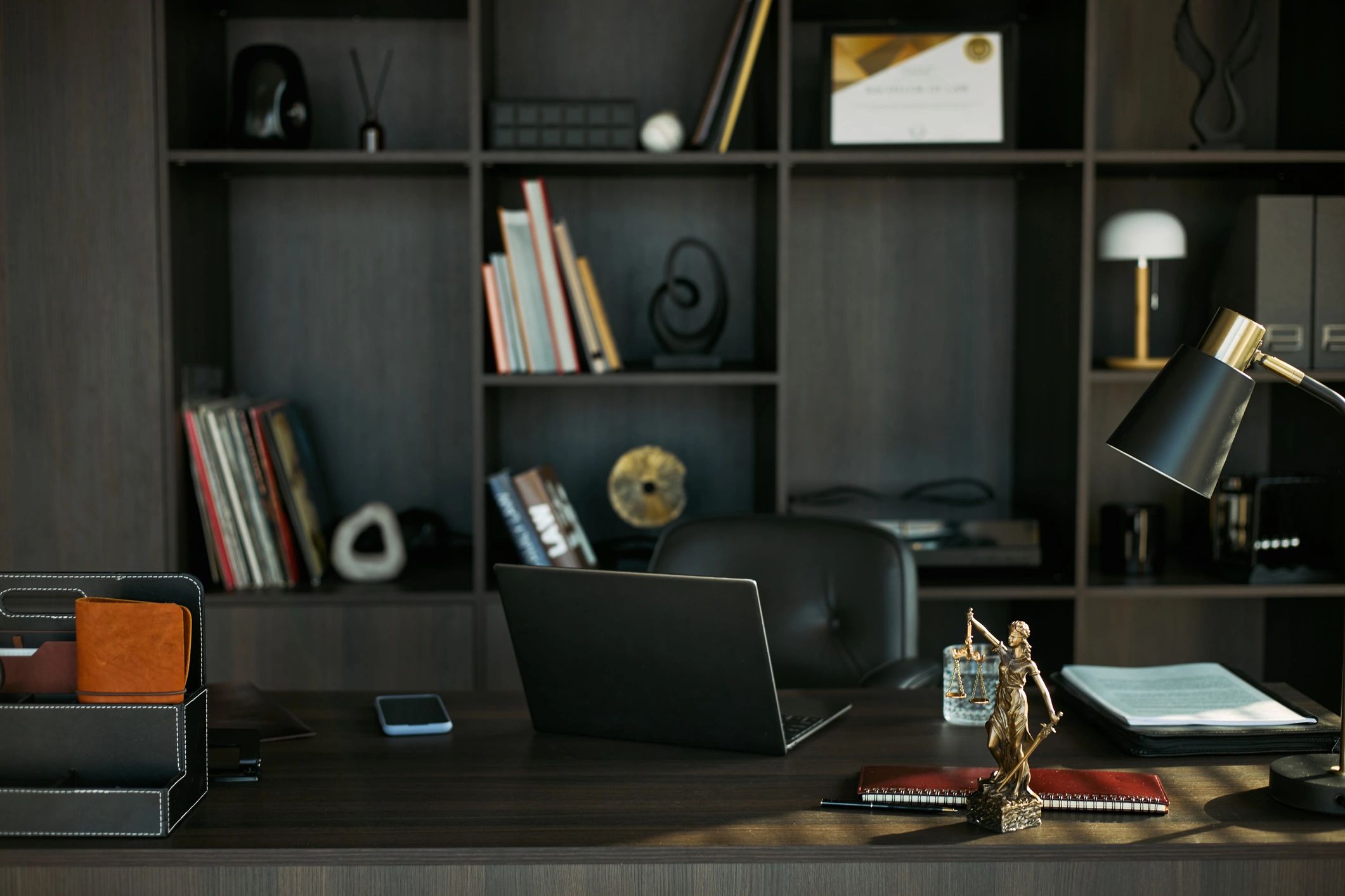 Law office interior reflecting Silk Law's careful and professional approach